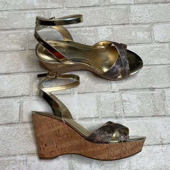 Marc Fischer welly sparkle wedges heels - Picture 10 of 14